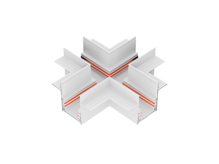 Соединительный элемент 6063 TrackLine Edgeless (L2 RAL9005)