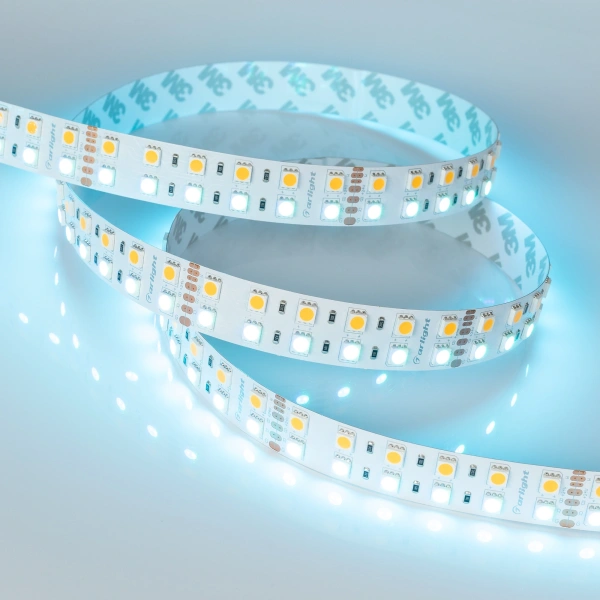 Светодиодная Лента RT-B144-19mm 24V RGBW-Warm (32 W/m, IP20, 5m) (Arlight, Открытый)