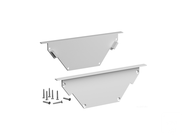 Заглушки для профиля LINE 10040 IN ral9003