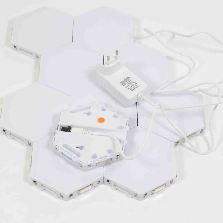 Светильник соты магнитные GOR8 (набор 10шт, 115мм, warm white)