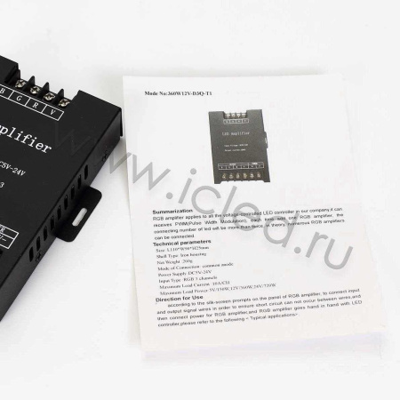 Усилитель RGB-30A P262 (5-24V, 150-720W)