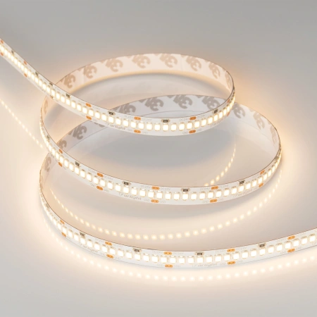 Светодиодная Лента RT-A252-10mm 24V Warm3000 (11 W/m, IP20, 2835, 5m) (Arlight, Открытый)