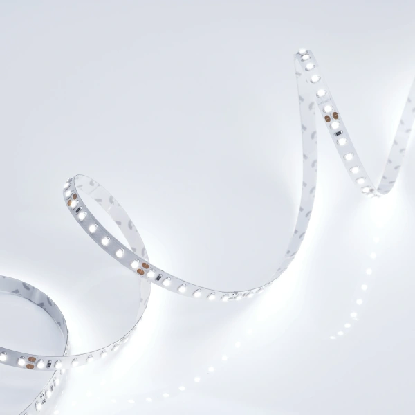 Светодиодная Лента RT 2-5000 24V Cool 8K 2x (3528, 600 LED, LUX) (Arlight, 9.6 Вт/м, IP20)