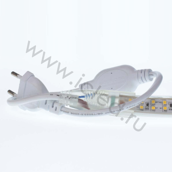 Сетевой шнур для одноцветной ленты 2835 220V 208С