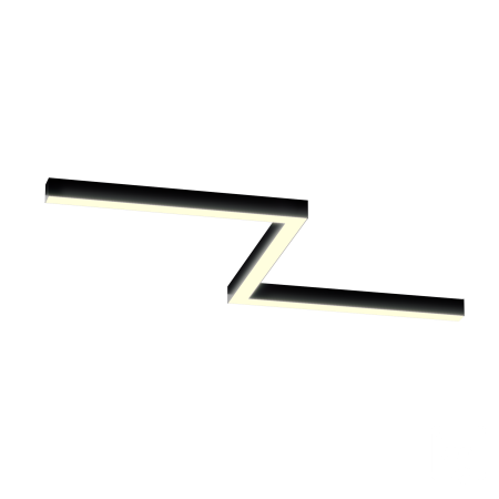 Светильник ЗигЗаг S50 (RAL9003 4x651mm-135 LT70 — 4K 54W)