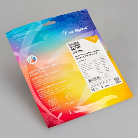 Светодиодная Лента RT-A120-8mm 24V Gold (9.6 W/m, IP20, 2835, 5m) (Arlight, -)