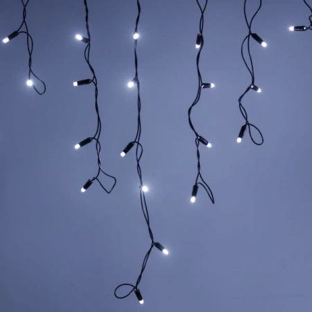 Светодиодная гирлянда ARD-EDGE-CLASSIC-2400x600-BLACK-88LED-MILK-STD White (230V, 6W) (Ardecoled, IP65)
