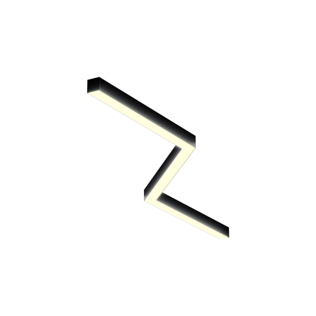 Светильник ЗигЗаг S50 (RAL9003 4x651mm-135 LT70 — 4K 54W)