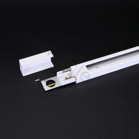 Трек для спотов 2L 1м NX7 (однофазный, 2 провода, усиленный, белый)