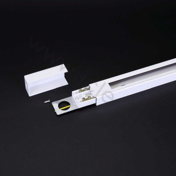 Трек для спотов 2L 1м NX7 (однофазный, 2 провода, усиленный, белый)