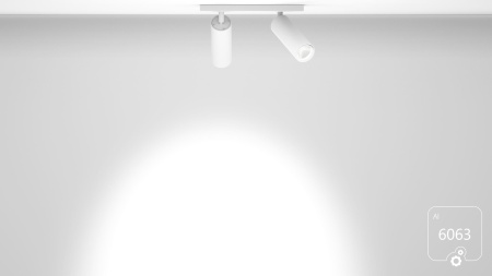 Накладной светильник Trunk Duo (RAL9003 D55 — GU10)