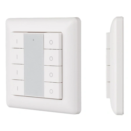 Панель Knob SR-2853K8-RF-UP White (3V, DIM, 4 зоны) (Arlight, IP20 Пластик, 3 года)