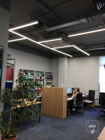 Линейный светильник LINE5070П (RAL9005 3000mm LT70 — 3K 98W)