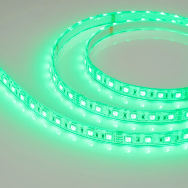 Светодиодная Лента герметичная RTW-PU-B60-12.5mm 24V RGB (14.4 W/m, IP68, Wire 2m, 5m) (Arlight, -)
