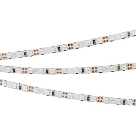 Светодиодная Лента RT 2-5000 12V Yellow 5mm 2x (3528, 600 LED, LUX) (Arlight, 9.6 Вт/м, IP20)