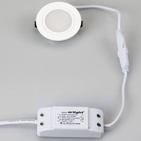 Светодиодный светильник LTM-R60WH-Frost 3W White 110deg (Arlight, IP40 Металл, 3 года)