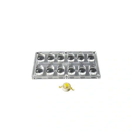 Блок линз 12BST-E (130x65°, 12x LED) (Turlens, -)