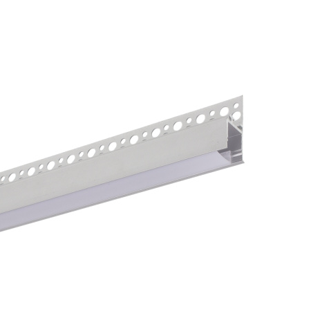 Алюминиевый профиль встраиваемый в гипсокартон 187 (2000x42x20 мм с рассеивателем)