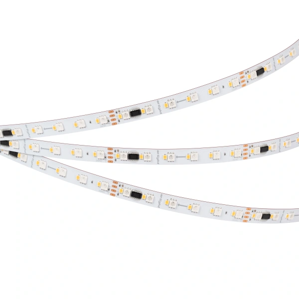 Светодиодная Лента SPI-BA120-12mm 24V RGBW-Warm-PX6-BPT (16 W/m, IP20, 5060/2835, 5m) (Arlight, бегущий огонь)