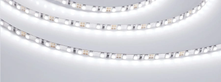 Светодиодная Лента RT-A120-5mm 12V White6000 (9.6 W/m, IP20, 2835, 5m) (Arlight, 9.6 Вт/м, IP20)
