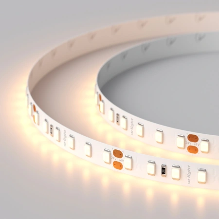 Светодиодная Лента RT 2-5000 24V Warm2400 2x (2835, 600 LED, PRO) (Arlight, 14.4 Вт/м, IP20)