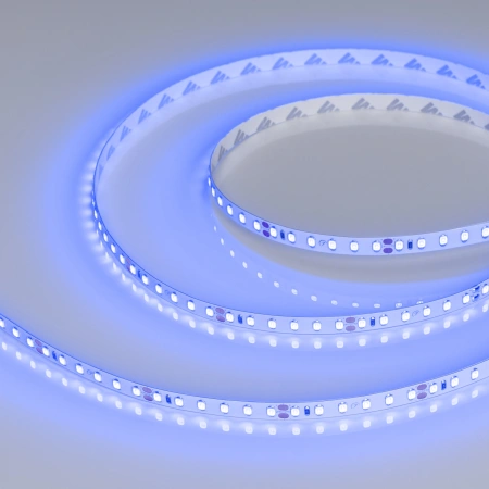 Светодиодная Лента RT-A120-8mm 24V Blue (9.6 W/m, IP20, 5m) (Arlight, 9.6 Вт/м, IP20)