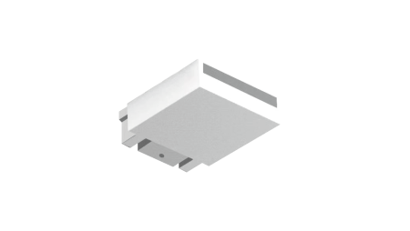 Коннектор системы SLIM END-CN-SLIM-WH, белый