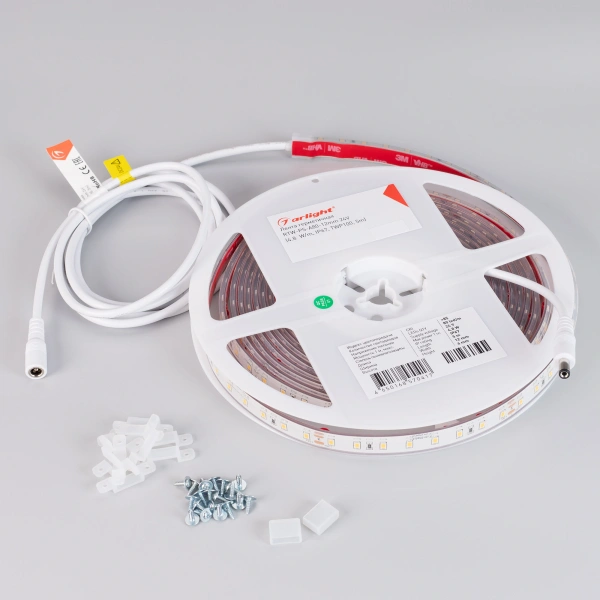 Светодиодная Лента герметичная RTW-PS-A80-12mm 24V Day4000 (4.8 W/m, IP67, TWP100, 5m) (Arlight, -)