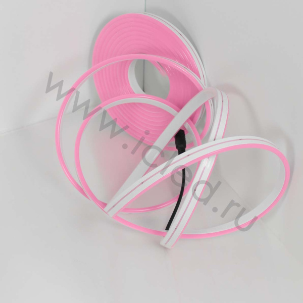 Светодиодный гибкий неон 4.5*13, 24V pink LB21 (блистер 5м)