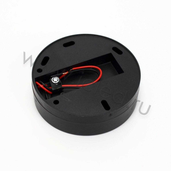 База для трековых светильников 2L круглая NX45 (однофазная, 2 провода, черная)