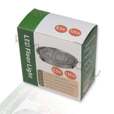 Светодиодный светильник точечный RST IP67 (0,5W, 12V, White).