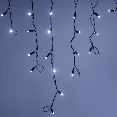 Светодиодная гирлянда ARD-EDGE-CLASSIC-2400x600-BLACK-88LED-MILK-STD White (230V, 6W) (Ardecoled, IP65)