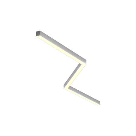 Светильник ЗигЗаг S50 (RAL9003 4x651mm-135 LT70 — 4K 54W)