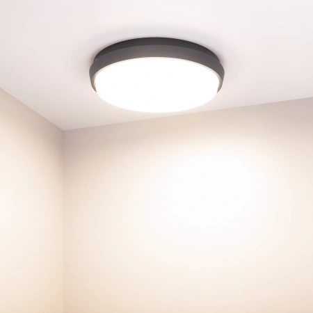 Светильник LGD-GIRO-R240-25W Day4000 (GR, 110 deg, 230V) (Arlight, IP54 Металл, 3 года)