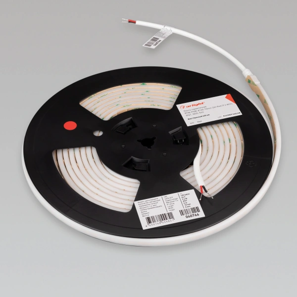 Светодиодная Лента герметичная RTW-PSW-A120-10mm 24V Red (9.6 W/m, IP67, 2835, 5m) (Arlight, 5 лет)