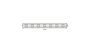 Лента светодиодная wall washer  5050, 42 LED/м, 6,2 Вт/м, 24В , IP67, Цвет: РГБ