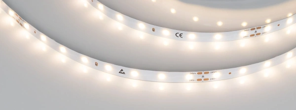 Светодиодная Лента COB-X64-8mm 24V Warm3000 (4.8 W/m, IP20, DOT, 5m) (Arlight, Открытый)