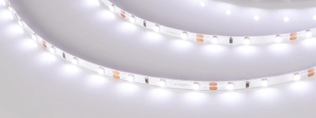 Светодиодная Лента RT-A60-5mm 12V Cool 15K (4.8 W/m, IP20, 2835, 5m) (Arlight, 4.8 Вт/м, IP20)