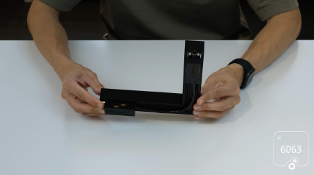 Светильник TrackLine Fold Angle (ral9005 200mm 200mm LT70 — 4K 10W 120deg)