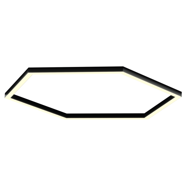 Светильник Шестигранник S50 (RAL9003 411 6mm LT70 — 3K 52W)