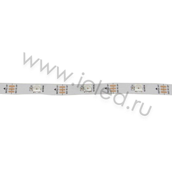 Светодиодная лента LUX class, 5050, 30 led/m, V70, RGB-SPI, WS2811A controlled, 5V, IP33