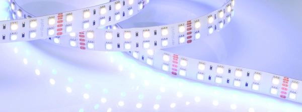 Светодиодная Лента RT 2-5000 24V RGB-Day 2x2 (5060, 720 LED, LUX) (Arlight, 32 Вт/м, IP20)