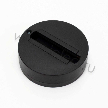 База для трековых светильников 2L круглая NX45 (однофазная, 2 провода, черная)