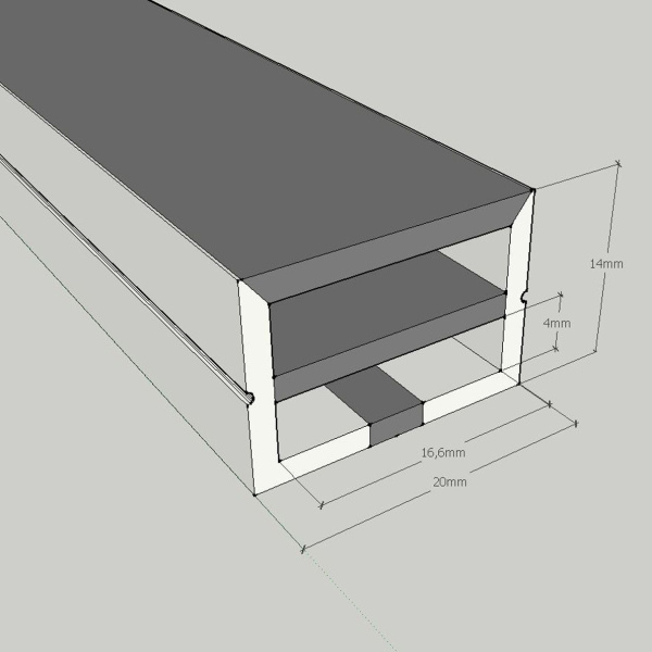 Cиликоновая оболочка T2014 S9 (20*14mm, pcb 12mm)