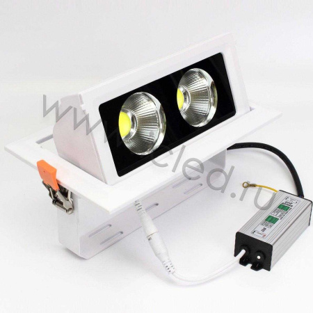 Светодиодный светильник встраиваемый JH-DDD-20W2 VG4 (40W, 220V, white)