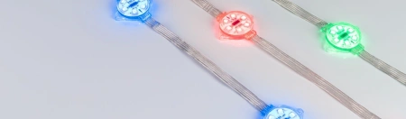 Модуль управляемый VISOR-DMX-5060-6-24V RGB 120deg (D40x12mm, 1.5W, IP68) (Arlight, Пластик, 3 года)