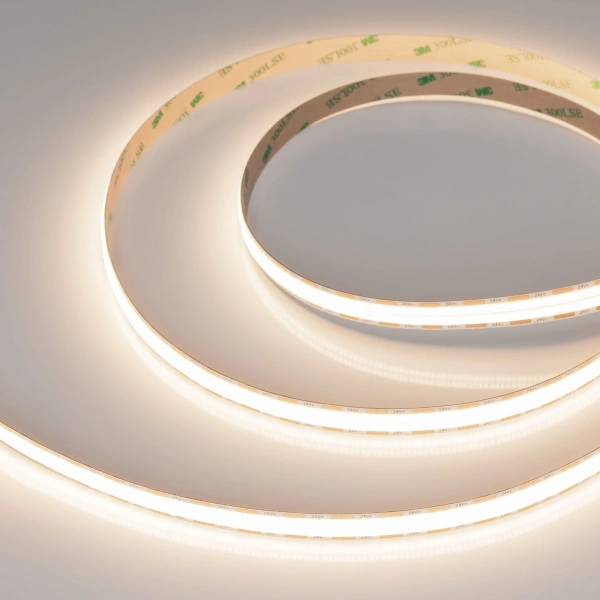 Светодиодная Лента COB-X1088-12mm 24V Warm3500 (22 W/m, IP20, 5m) (Arlight, 5 лет)