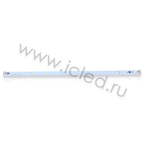 Светодиодная линейка 2835, 12 led, 220V, 6W, 410mm, D183, warm white