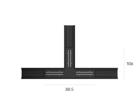 Угловой соединительный коннектор питания 6063 TrackLine
