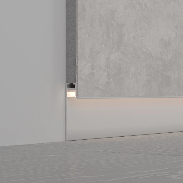 Профиль PLINTUS-FANTOM-H35-2000 WHITE (Arlight, Алюминий)